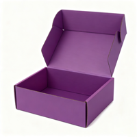 Caja de correo corrugada reciclable personalizada, estampado en caliente de cuatro colores, logotipo de marca de laminación mate para embalaje de ropa