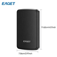 قرص صلب خارجي EAGET بسعات 320/500 جيجابايت/1 تيرابايت، سرعة تصل إلى 5 جيجابت في الثانية، من نوع Micro-B إلى USB3.0، لأجهزة الكمبيوتر المحمولة، بيع بالجملة