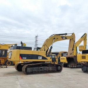 Excavatrice CAT345 d'occasion d'occasion Caterpillar d'origine, pelle hydraulique sur chenilles, machines de construction en Chine - Product Image 3