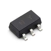 Transistors bipolaires LUJING 2SA1213 SOT-89 à montage en surface 50V 2A encapsulés dans du plastique