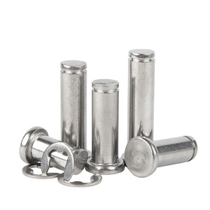 Đa Mục Đích 304 SS Rãnh <span class=keywords><strong>Pin</strong></span> Đầu Phẳng <span class=keywords><strong>Clevis</strong></span> <span class=keywords><strong>Pin</strong></span> Với Vòng Rãnh M3 M4 M5 M6 M8 M10 M12 Định Vị <span class=keywords><strong>Pin</strong></span> - Product Image 3