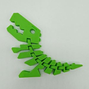 Modèle de jouet pour enfants réaliste imprimé en 3D, dinosaure et animal articulés en trois dimensions - Product Image 2