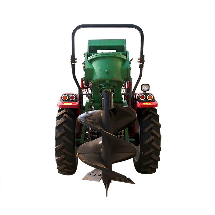 fencing post installation machine tractor