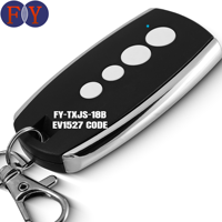 Control remoto de aprendizaje RF de 433MHz confiable Material metálico de código EV1527 para abridores de puertas batientes y automatización del hogar