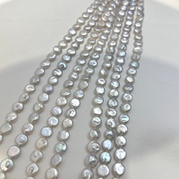 Collier en perles de culture en gros, couleur blanche, perles d'eau douce naturelles, brin de 9-10 mm, non fini pour la fabrication de bijoux