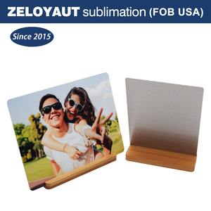 กรอบรูปอะลูมิเนียมพิมพ์ซับลิเมชันทรงสี่เหลี่ยมผืนผ้าพร้อมฐานไม้ไผ่ขนาด8*<span class=keywords><strong>6</strong></span>นิ้วกรอบรูปโลหะ - Product Image 3