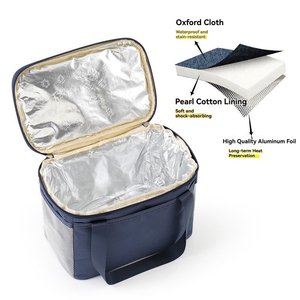 Borsa Termica Promozionale per Donne in Tessuto Oxford Impermeabile, Borsa Pranzo Isolata per Bambini, Borsa Termica Portatile con Logo - Product Image 4