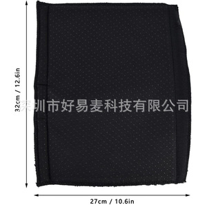 Housse de protection pour accoudoir de fauteuil roulant, noire, paire 28x31cm, douce et antidérapante, pour l'aide au massage et à la santé - Product Image 4