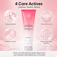 Nettoyant Coréen en Gros pour Soins de la Peau au Zinc PCA, Système d'Acides Aminés pour le Soin des Pores, Élimination Profonde des Impuretés, Certifié MSDS, 120g