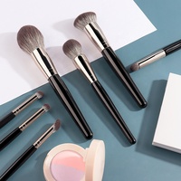 Vander — ensemble de 7 pinceaux de maquillage, avec Logo personnalisé, pinceaux de cosmétique avec cheveux en Nylon, sans échantillons