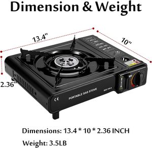 موقد حديقة أوتوماتيكي بوتان محمول للتخييم في الهواء الطلق مع حقيبة حمل - Product Image 3