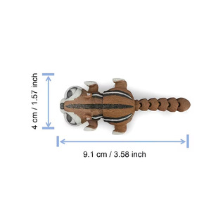 Figura de Ardilla Flexible Impresa en 3D de Vashine, Diseño de Ardilla Rayada, Juguete de Animal Adorable, Decoración de Escritorio, Regalo Coleccionable - Product Image 2