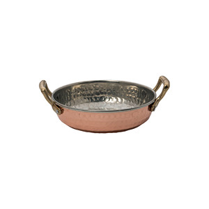 Braising <b>Pan</b> Martellato Two Handles Copper 14 cm Catering Equipment Restaurant Supplies Wholesale - Product Image 1