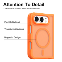 Coque de téléphone antichoc en gel PC, aimantée, compatible chargeur sans fil, pare-chocs TPU PC, couleurs variées, pour iPhone Duo