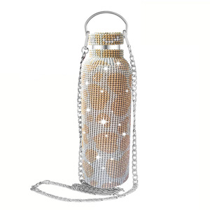 Meilleure vente 500ml strass isolé <span class=keywords><strong>Thermos</strong></span> gobelet Bling fiole à vide <span class=keywords><strong>bouteille</strong></span> d'eau avec cintre <span class=keywords><strong>meilleur</strong></span> cadeau pour fille - Product Image 5
