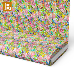 בילו 2026 מעצב חדש אישית את פרח הפרפר, הדפס ציפור 100% כותנה בד פופלין לבגדי ילדים - Product Image 2