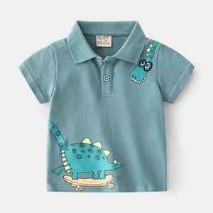 T-shirt pour garçon de haute qualité, été, dessin animé, manches courtes, 100% coton pur, tissu lavable, t-shirt pour enfant tricoté - Product Image 5