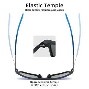 Lunettes de soleil polarisées carrées UV400 TR90 pour hommes et femmes, personnalisables avec logo, pour le sport et la conduite en extérieur, collection 2025 - Product Image 5