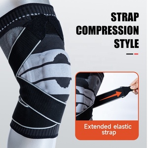 Rodillera ortopédica con cinturón, bisagra <span class=keywords><strong>de</strong></span> baloncesto profesional <span class=keywords><strong>de</strong></span> compresión ajustable - Product Image 3