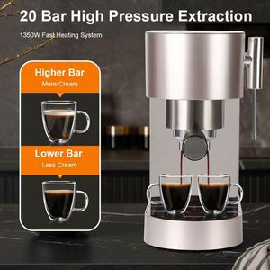 20 Bar Professional Expresso Coffee Maker Personal Espresso Coffee <b>Machine</b> for Home Use - Product Image 4