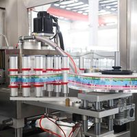 Machine d'étiquetage de bouteilles PET liquides linéaires OPP Colle thermofusible entièrement automatique
