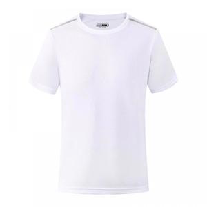 Quick Dry Sports T-Shirt Unisex White Short Sleeve Lightweight Outdoor Active Wear - Product Image 1