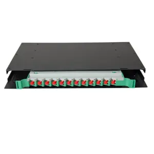 12 port UPC Optical Distribution Frame 19 Inch Cabinet 12 Core FC ODF