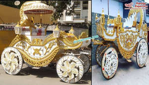 Carroza/Carreta Popular para Paseos a Caballo, de Metal y Madera, Color Personalizado, Diseño Moderno y Ligero, Último Modelo en Venta - Product Image 2