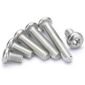 Sachet de 100 vis métriques à tête cylindrique Torx en acier inoxydable 304 M2-M8, vis à clé hexagonale pour diverses applications - Product Image 5