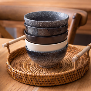 Bol en céramique personnalisable pour les repas et les restaurants d'accueil Bol en porcelaine pour la cuisine à domicile écologique - Product Image 1