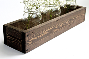 Jardinière en <span class=keywords><strong>bois</strong></span> rustique et vintage bon marché pour la maison et le <span class=keywords><strong>jardin</strong></span> - Product Image 5
