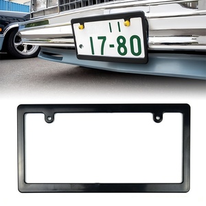 Cadre de plaque d'immatriculation universel en acier inoxydable japonais, support de plaque d'immatriculation, cadre de plaque d'immatriculation JDM - Product Image 3