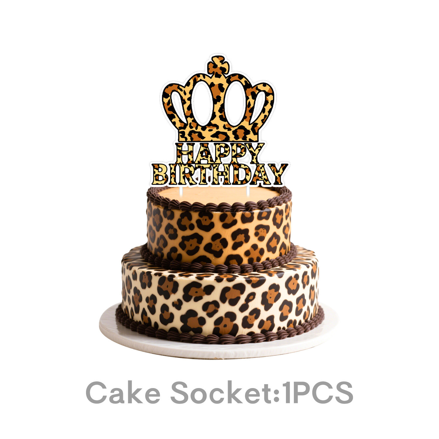Gold- Cake Topper x 1pc