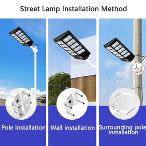 <span class=keywords><strong>Luces</strong></span> de Calle Solares <span class=keywords><strong>LED</strong></span> con <span class=keywords><strong>Panel</strong></span> <span class=keywords><strong>Solar</strong></span> Integrado para Exteriores - Product Image 6