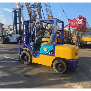 Low Working Hours Secondhand Mini Diesel Forklift Komatsu FD30 Forklift Truck Raise 6m <b>Used</b> Original 3 Ton Komatsu Forklift Sale - Product Image 6