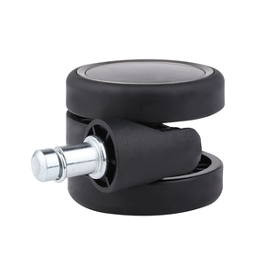 Plug-in Nylon Swivel Office Chair Casters Dual Bearing Silent Lightweight Modern <b>Wheels</b> For Adjustable Chair Bedroom Furniture - Product Image 2