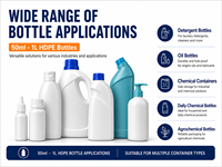 Máquina de Moldeo por Soplado de Botellas de Plástico Mini de 100 ml, 200 ml, 500 ml para Botellas de Jabón Líquido de PE y PP, Fabricación de Botellas de Cosméticos