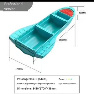 Bote <span class=keywords><strong>de</strong></span> Pesca Plegable <span class=keywords><strong>de</strong></span> PE, Embarcación Portátil para Montar en el Auto, para Lagos, Ríos y <span class=keywords><strong>Mar</strong></span>, Bote <span class=keywords><strong>de</strong></span> Pesca Recreativa - Product Image 1
