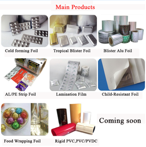 ฟอยล์เคลือบ PE สีทองสำหรับบรรจุภัณฑ์ยา - Product Image 3