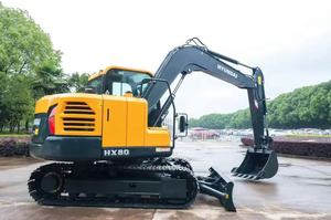 Miniexcavadora HX80 Coreana Original Usada con Pocas Horas de Trabajo en Venta - Product Image 3