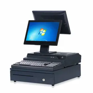 13.3 zoll Dual Screen POS Terminal Supermarket Retails Cash Register POS System