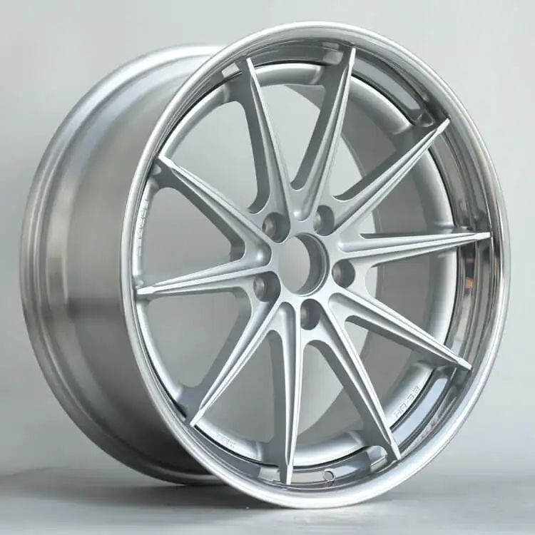 Silver Forged Wheels Rims 10 Spoke 5x120 Car Rims 17-inch Alloy Wheels Made in China
