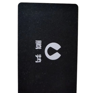 Custom CMYK Color Print PVC Gift Card Black PVC Business Card NFC