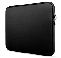 Housse de protection pour ordinateur portable en néoprène imperméable avec fermeture éclair et logo personnalisé, 12, 13, 14, 15, 15,6 pouces, pour Macbook