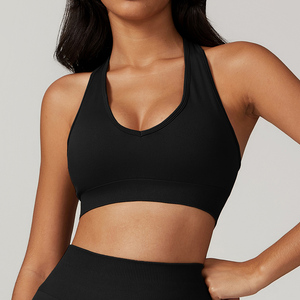 Cuello colgante Espalda hermosa, Sujetador de yoga Desnudo Traje de fitness al aire libre Sujetador deportivo ajustado para correr para <span class=keywords><strong>mujer</strong></span> - Product Image 1