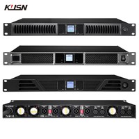 600W x4 CLASS D Amplificateur numérique professionnel 8 Ohm Stéréo 1U Amplificateur de puissance Haut de gamme Grandes performances Bars Party