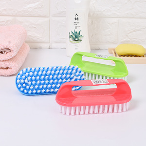 Shoe <b>Brush</b> Nylon Bristles Plastic Handle For Cleaning Shoes And Laundry Use - Product Image 4