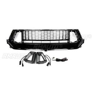 แผ่นกันชน LED สำหรับตกแต่งกระจังหน้ารถ, ตะแกรงกันชนหน้าสำหรับ Ford Mustang 2024 + ชิ้นส่วนภายนอก - Product Image 4