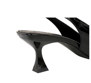 Sandales tendance couleur unie à talon bas pour femme, sexy, style slingback, été 2024 - Product Image 5