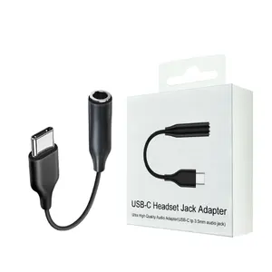 USB C에서 3.5mm 오디오 스피커 헤드셋 커넥터 유형 C Aux 헤드폰 잭 어댑터 삼성 note10 A70 S20